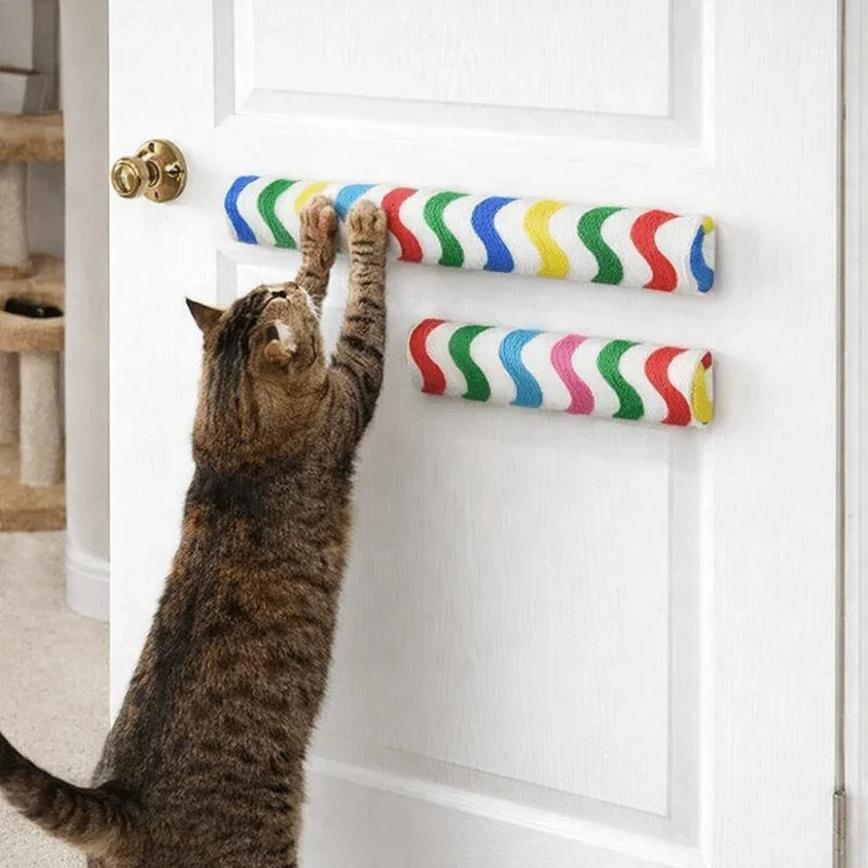 Self-Adhesive Wall-Mounted Cat Scratching Post