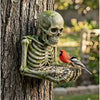 Tree Face Bird Feeder - Resin Tree Hugger Sculpture for Outdoor Garden