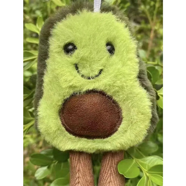 Avocado-Plüschtier mit Rucksackclip