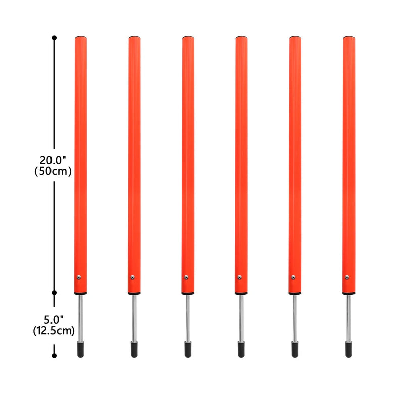 معدات تدريب الرشاقة للكلاب محمولة