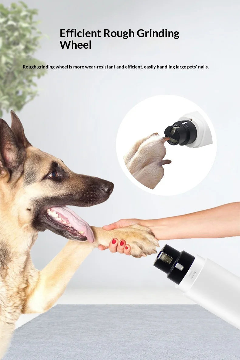Quiet Electric Pet Nail Grinder for Dogs and Cats