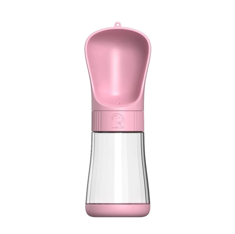 Tragbare 2-in-1 Haustier-Wasserflasche mit Schale