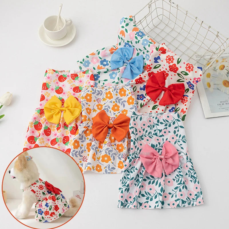 Flower Princess Dress for Small Dogs
