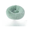Plush Donut Pet Bed with Raised Edge