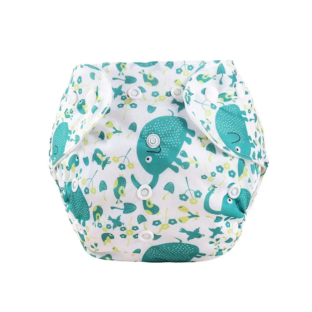 Eco-Friendly Reusable Cotton Cloth Diapers with Adjustable Fit