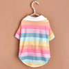 Classic Stripe Polo Shirt for Small Dogs