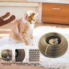 Grattoir pour chat en carton avec piste à balles