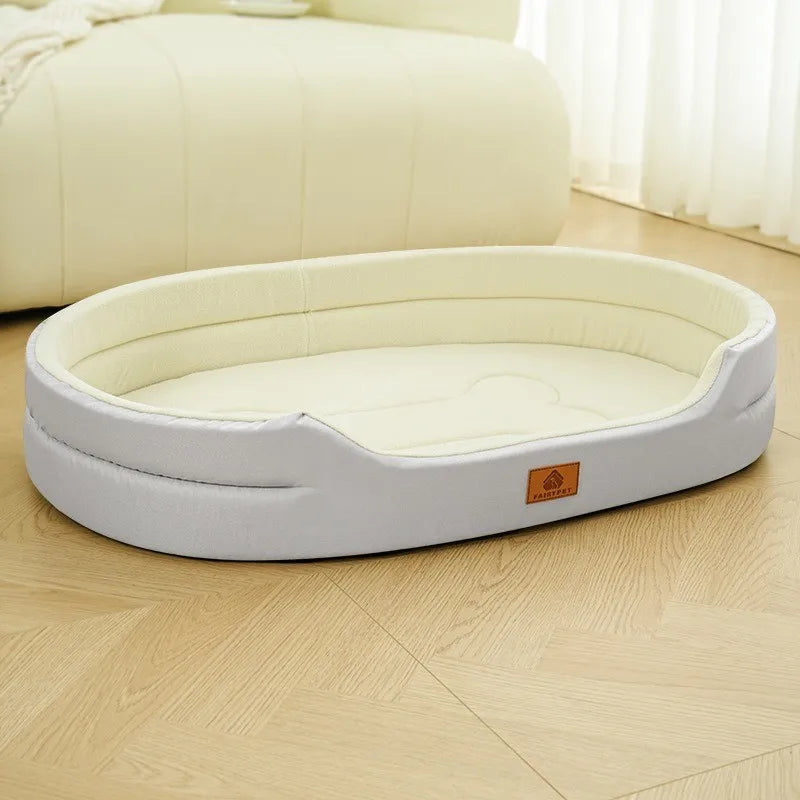 Waterproof Oxford Dog Bed with Removable Washable Cover