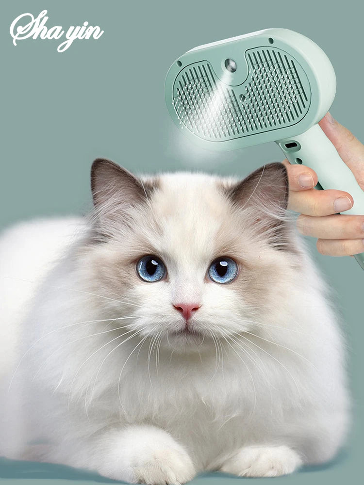 Brosse de toilettage à vapeur pour chiens