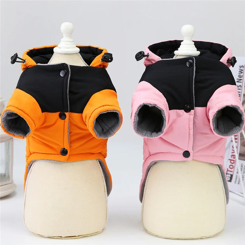Mono de Invierno Acolchado para Perros Pequeños