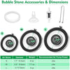 Acrylic Aquarium Bubbler Kit – Silent Oxygen Diffuser
