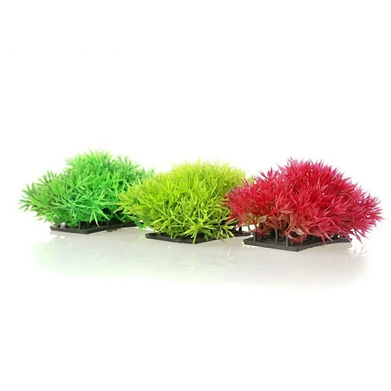 Artificial Aquarium Plants for Fish Tank Decor (6 cm)