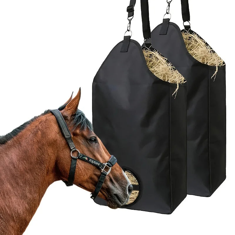 حقائب علف قابلة للتعديل للخيل والماشية