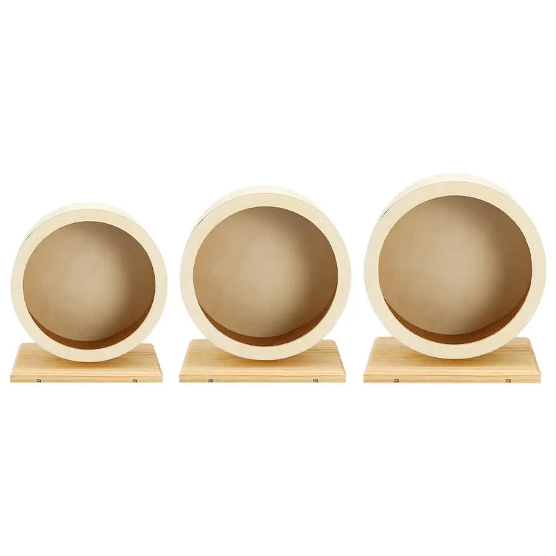 Golden Bear Wooden Hamster Running Wheel