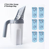Cat Litter Scoop with Integrated Waste Bag Holder