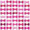 Pet Hair Bows with Rubber Bands - Assorted Styles for Small Dogs and Cats