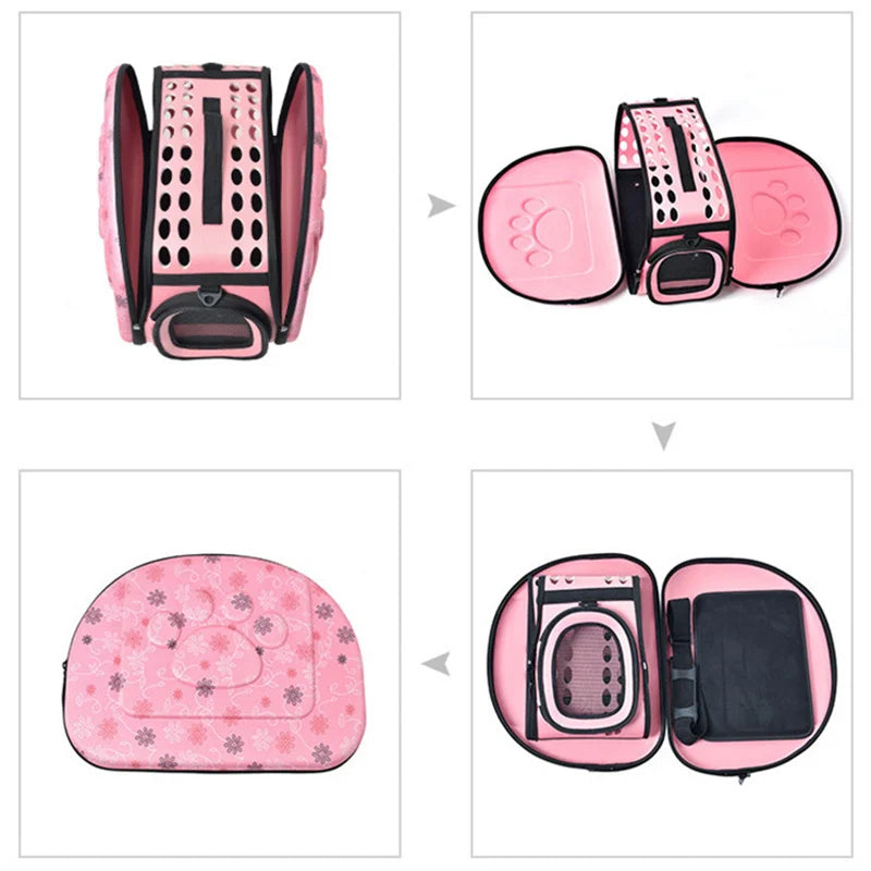 Breathable Pet Carrier Backpack for Cats and Small Dogs