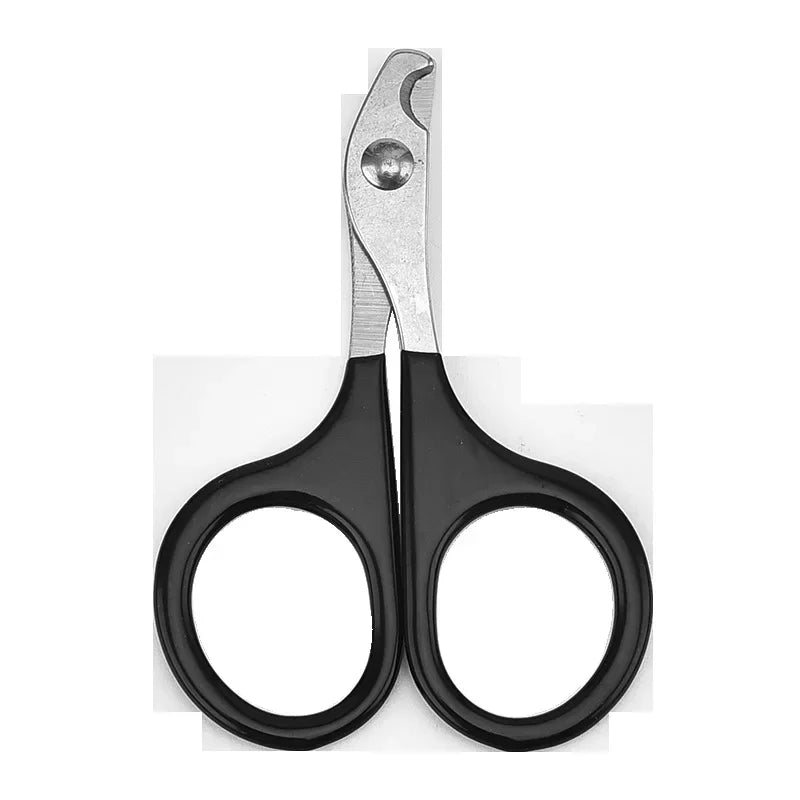 Stainless Steel Pet Nail Clippers with Non-Slip Grip