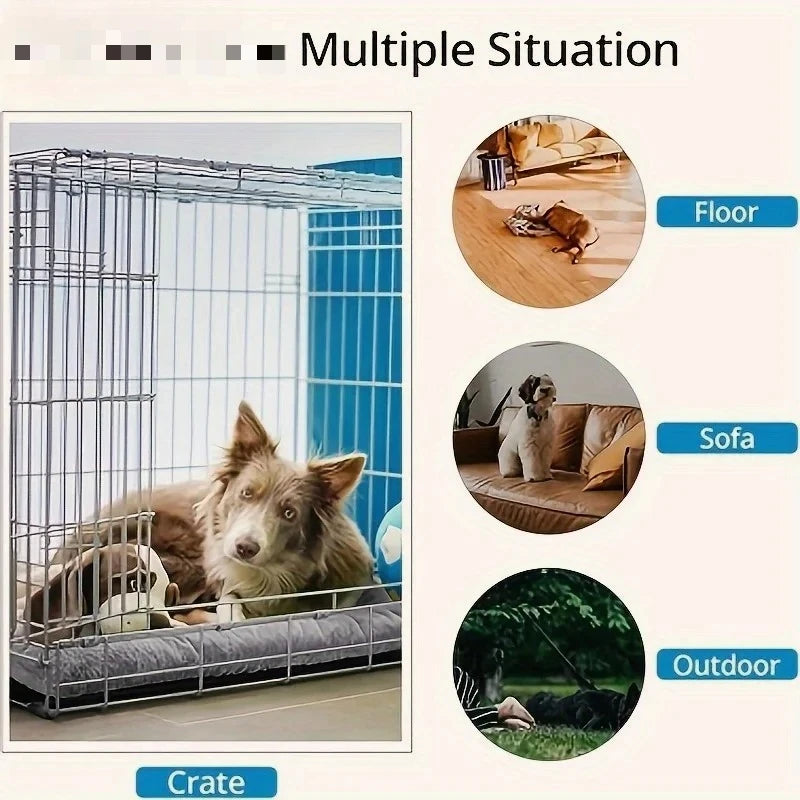 Grande Coussin pour Chien en Peluche avec Confort Polyester Épaissi