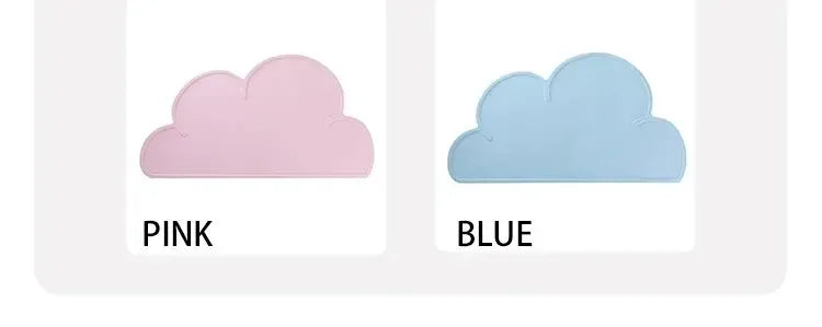 Alfombrilla de Silicona para Alimentación de Mascotas con Forma de Nube