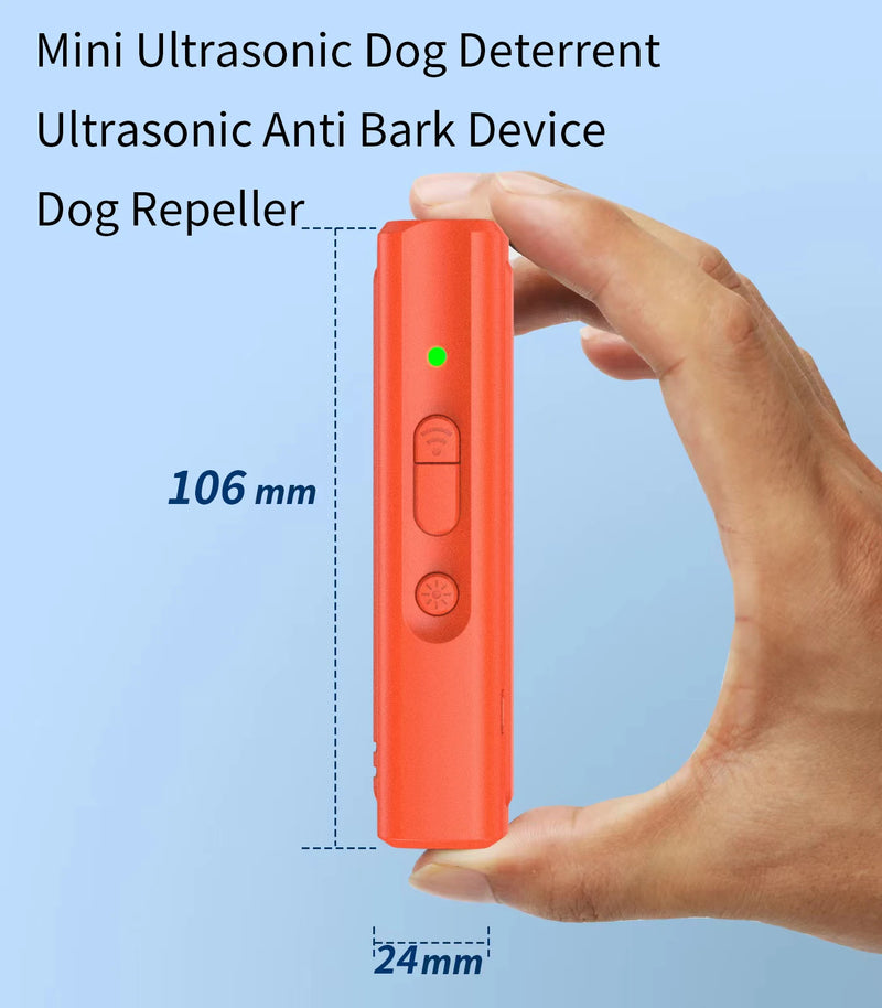 Ultrasonic Dog Repeller with LED Flashlight Bark Deterrent