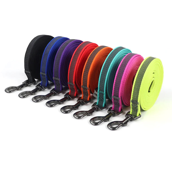 Latex Silk Dog Leash for Training 1.5m to 15m