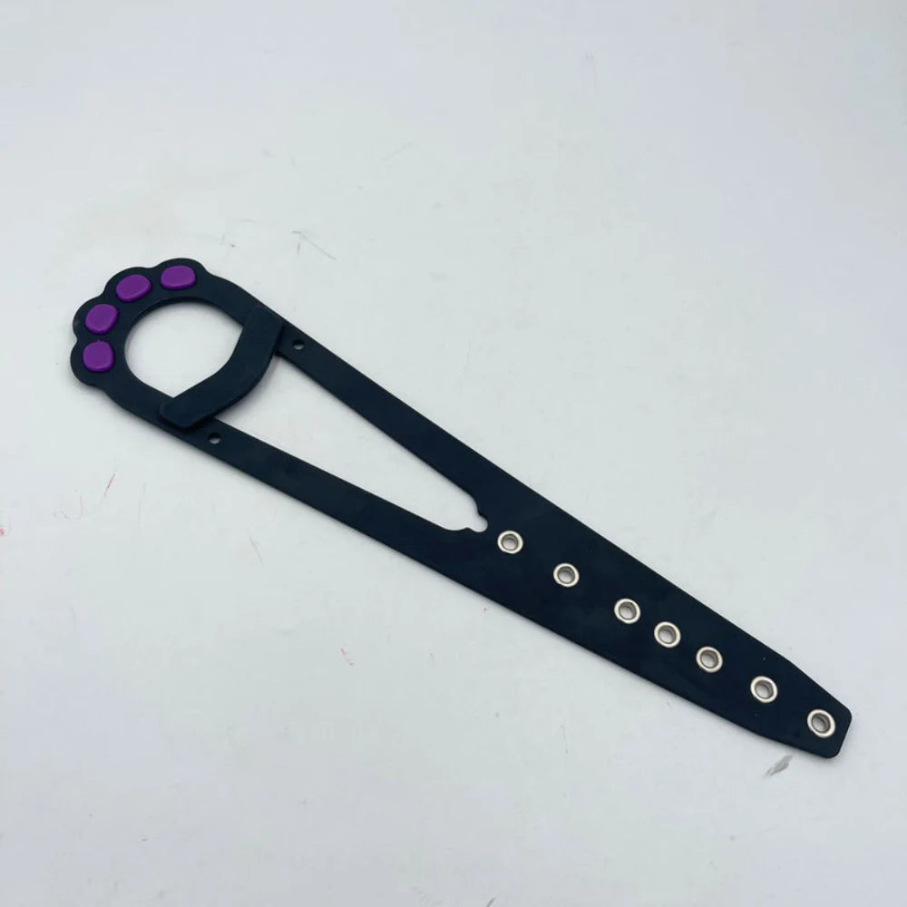 No-Drill Adjustable Cat Door Latch with Stabilizer