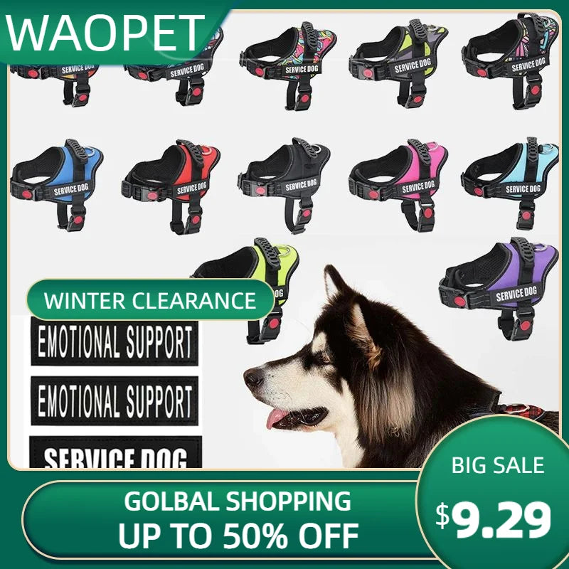 Adjustable No-Pull Dog Harness with Reflective Straps