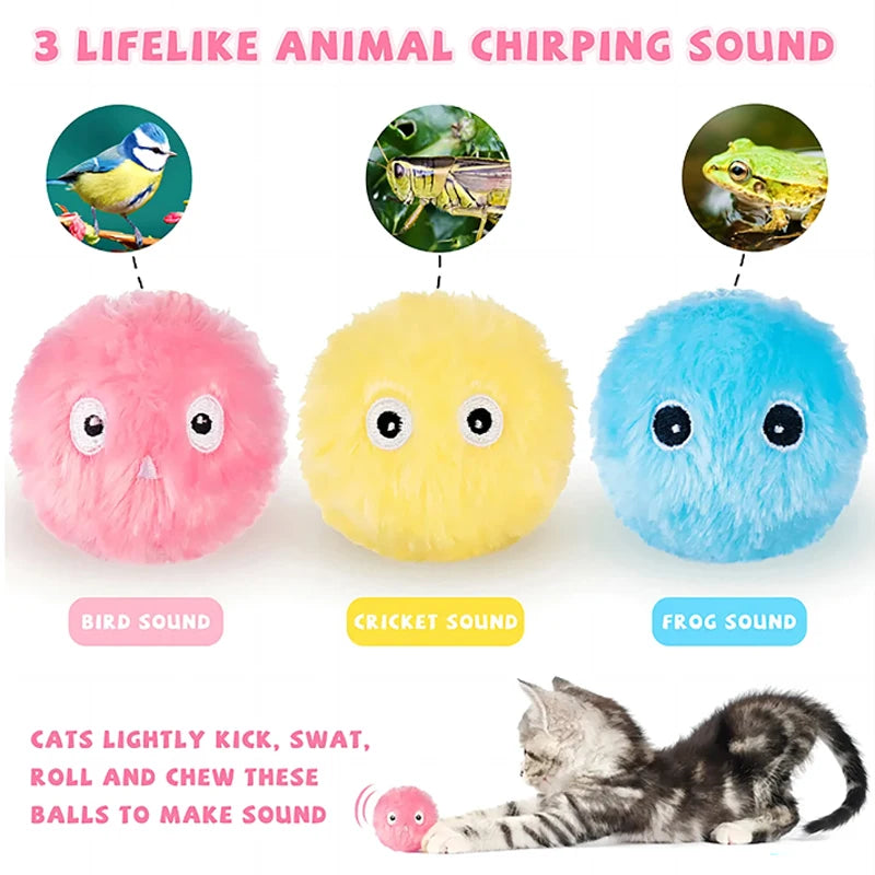 Balle Interactive à la Catnip pour Chats