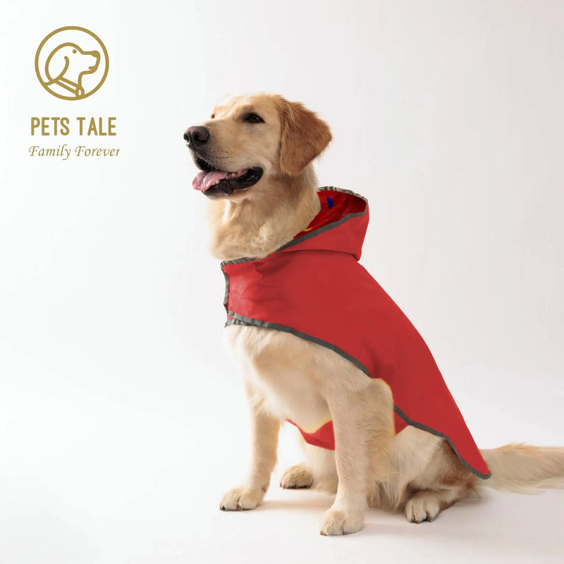 Impermeable Amarillo para Perro de Doble Capa