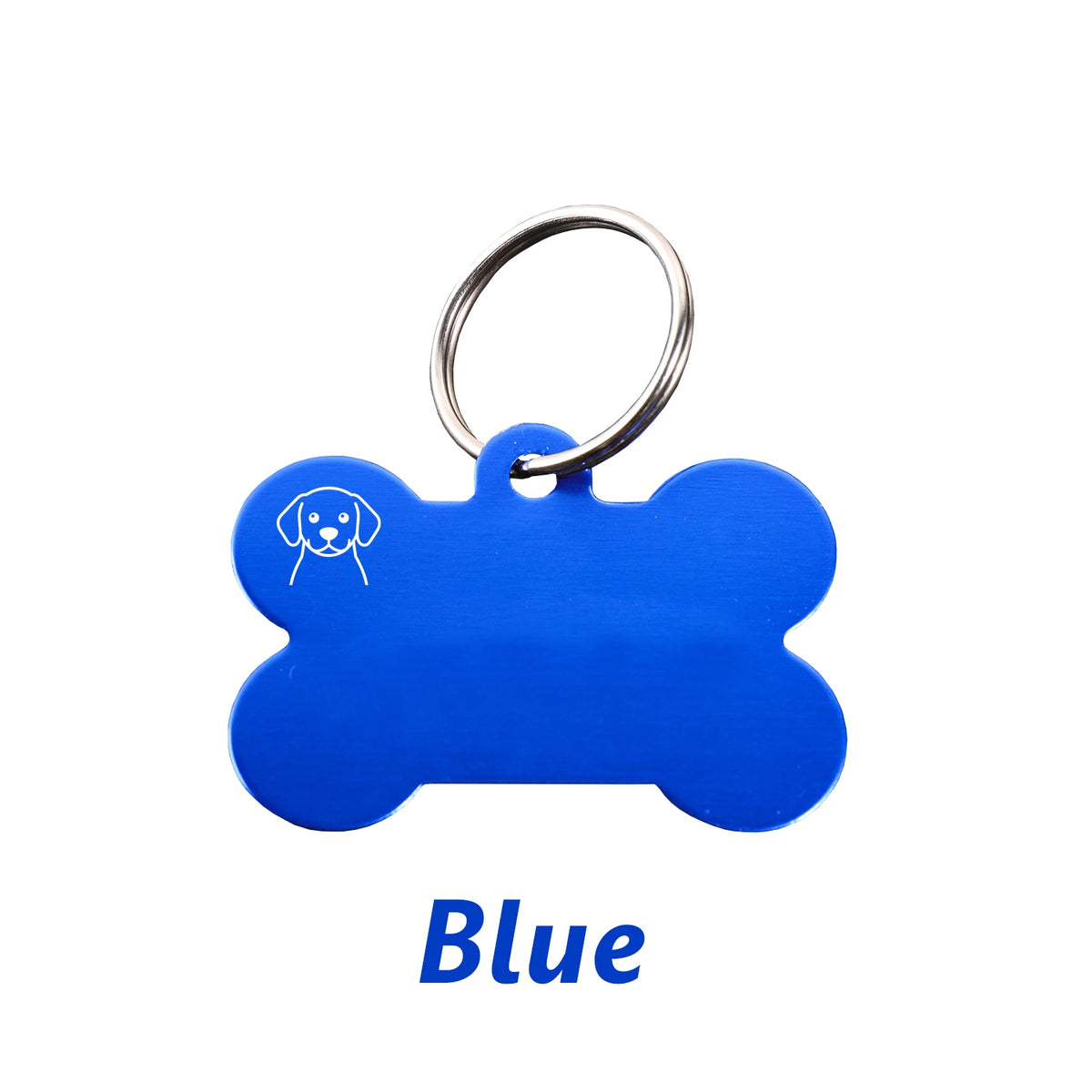 Personalized Bone-Shaped Dog Tag with Custom Engraving