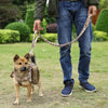 Tactical Dog Leash with Dual Handles and Shock-Absorbing Bungee