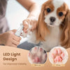 Quiet Pet Grooming Trimmer with LED Light – Cordless & USB Rechargeable