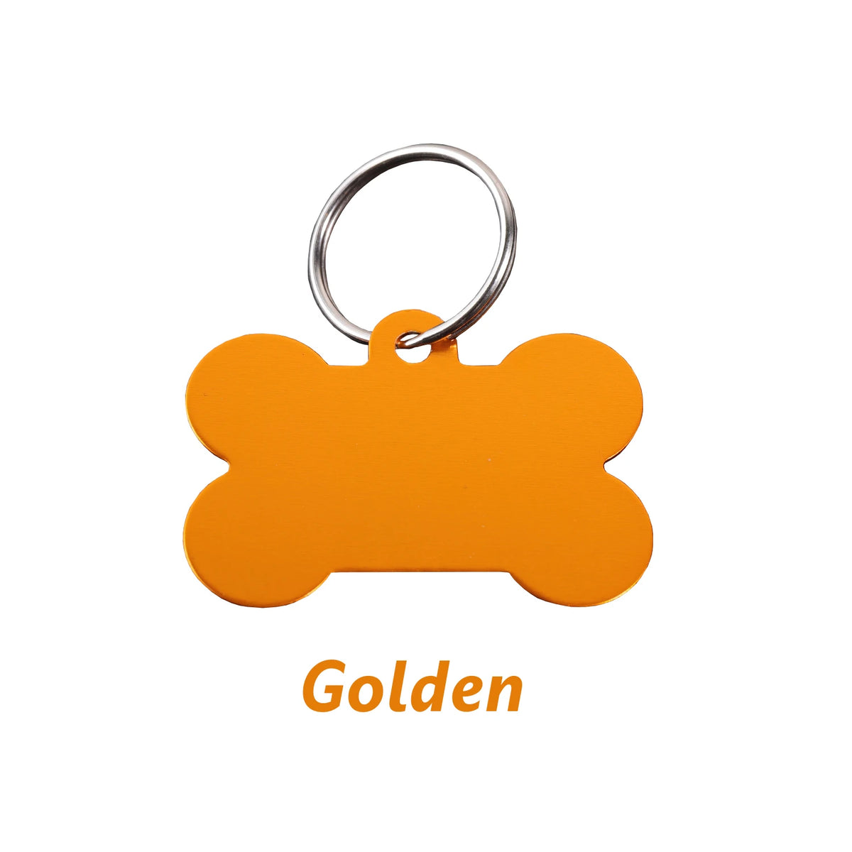Personalized Bone-Shaped Dog Tag with Custom Engraving