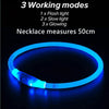 Rechargeable LED Dog Collar with USB Charging