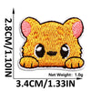 Cat Embroidered Iron-On Patch – Cute Pocket-Sized Appliqué for Clothing & Crafts