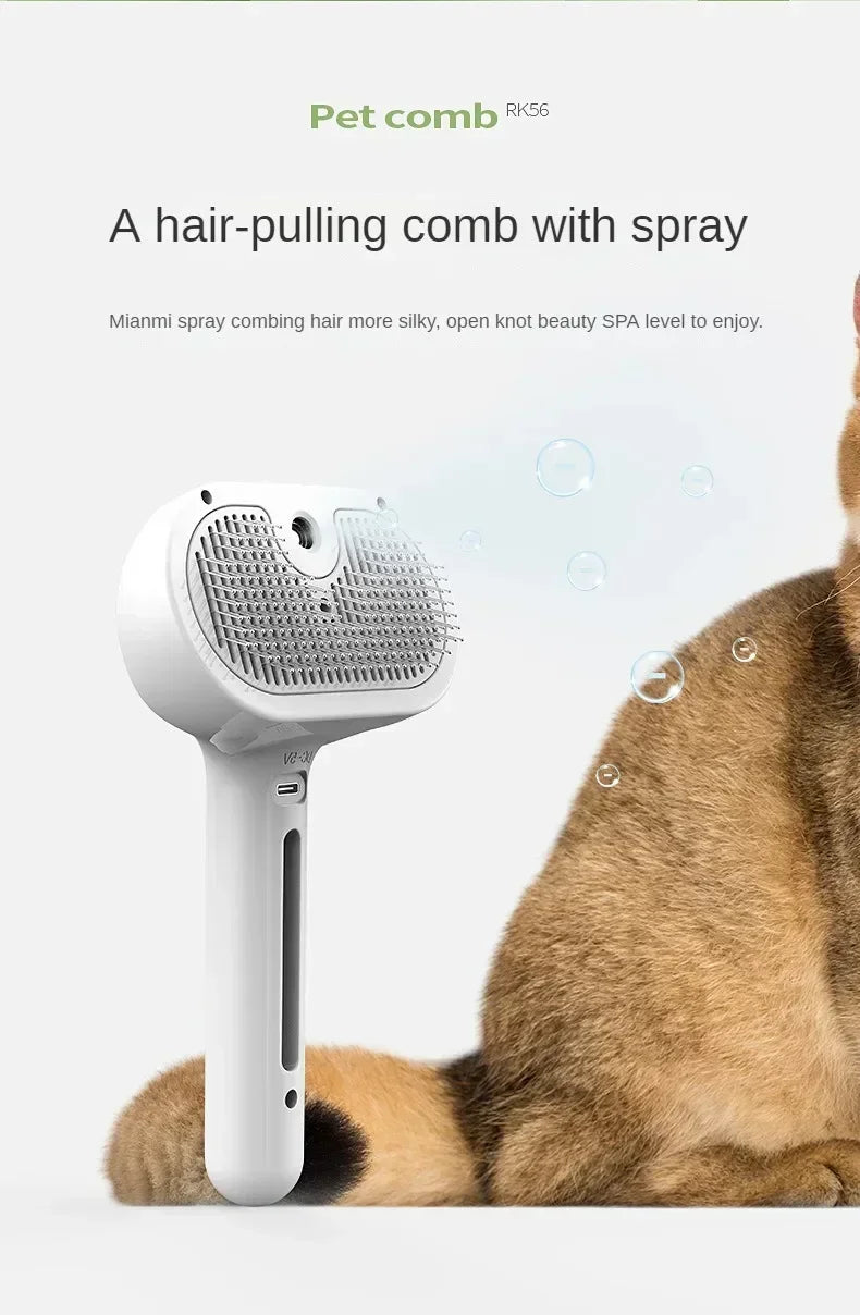 Dampfbürste für Katzen & Hunde