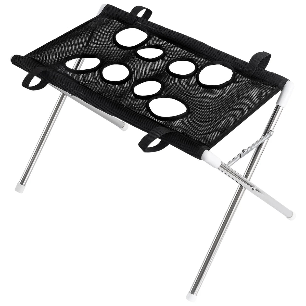 Foldable Pet Grooming Hammock Stand for Cats and Small Dogs