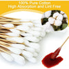 Extra-Long Double-Tipped Cotton Swabs for Pet Ear Care