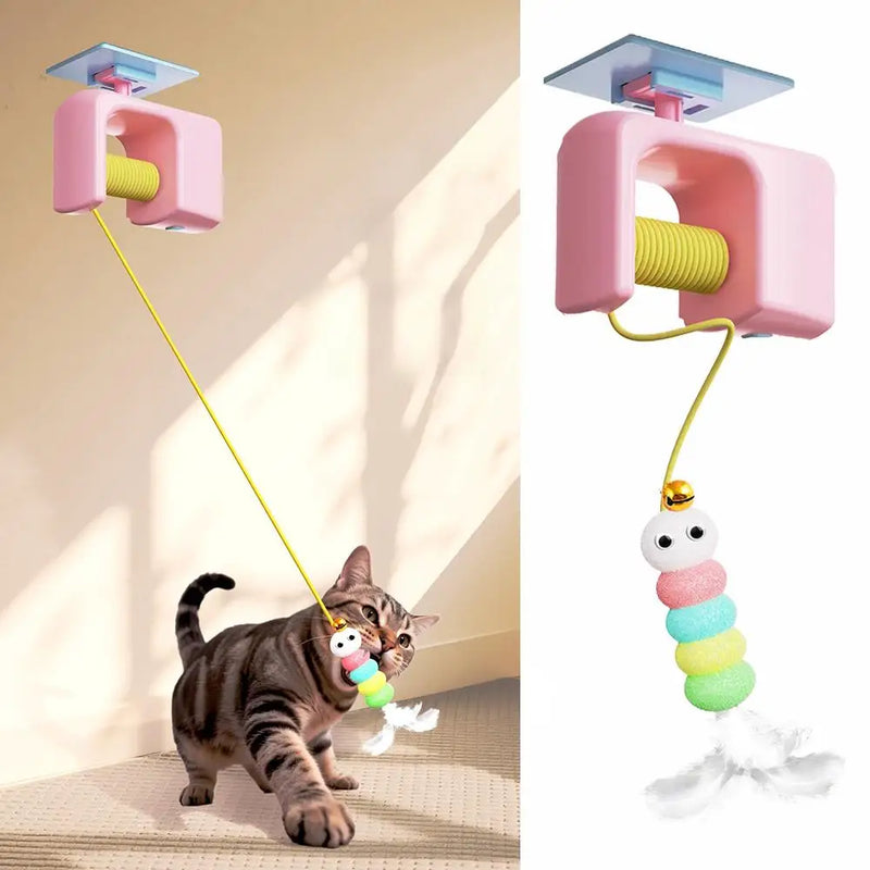 Automatic Interactive Cat Teaser with Rechargeable Motor