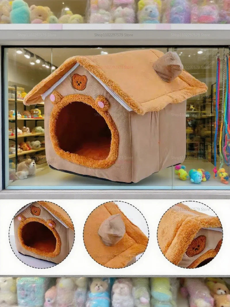 Maison pliable pour chats et petits chiens