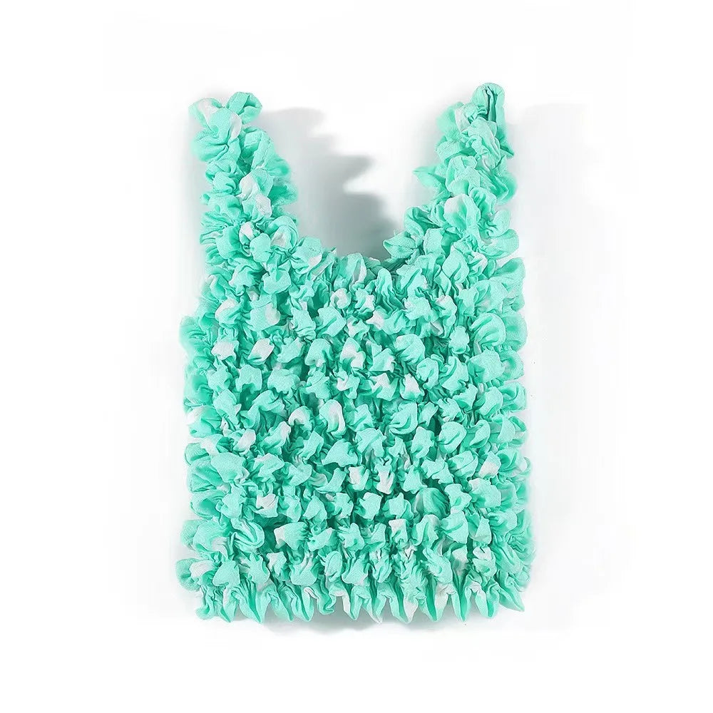 Foldable Reusable Bubble Shopping Bag with Expandable Storage