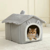 Maison-lit pliable pour chats et petits chiens