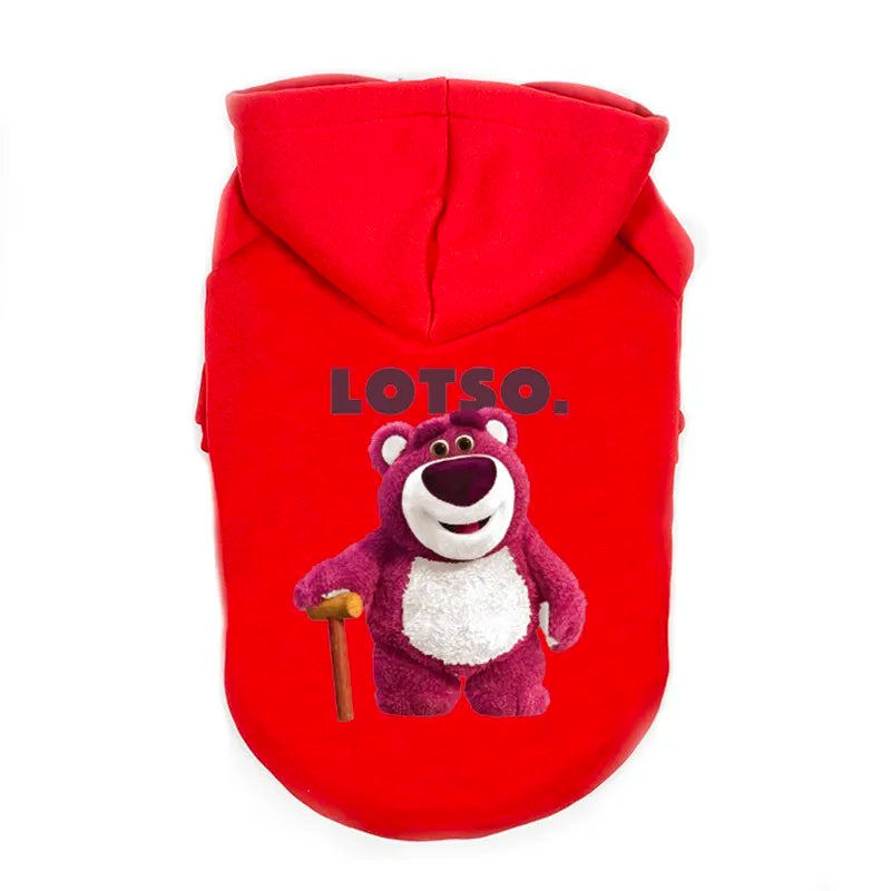 هودي كلب شتوي من ديزني معطف كرتوني دافئ