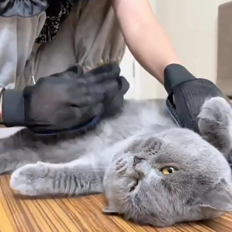 Silikon-Pflegehandschuhe für Katzen und Hunde