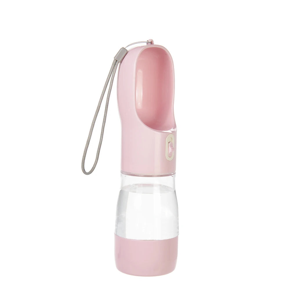 Portable 2-in-1 Dog Water Bottle and Food Dispenser