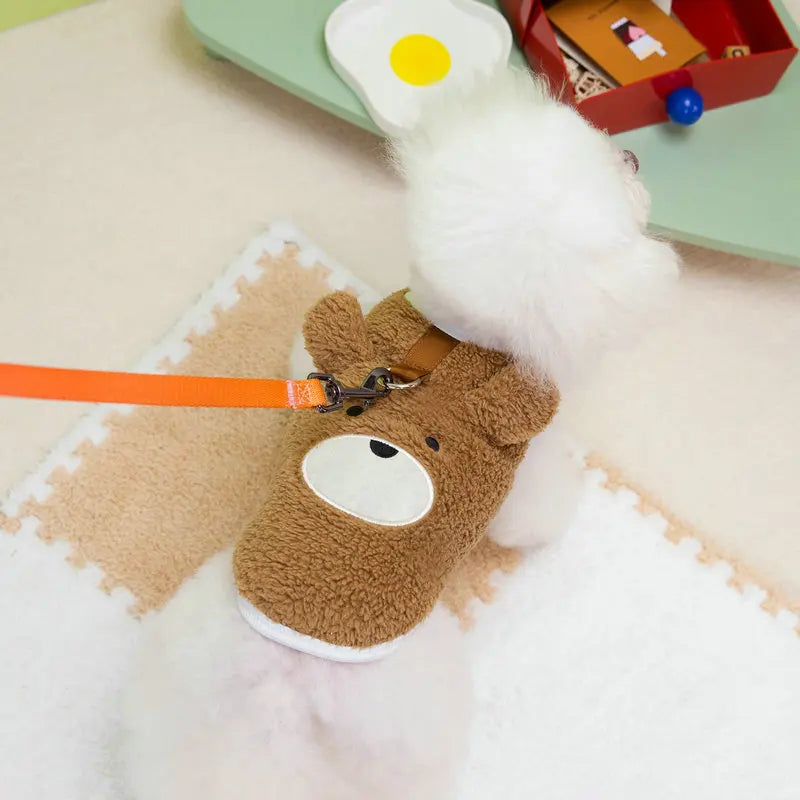 Chaleco de Felpa Suave para Perros y Gatos