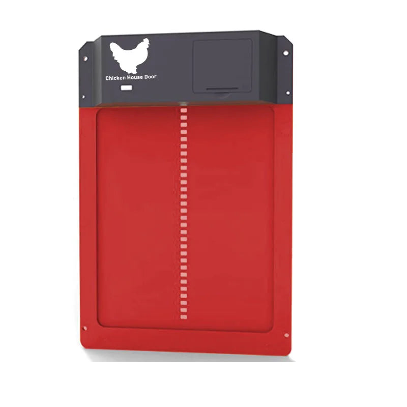 Battery-Powered Automatic Chicken Coop Door Opener with Light Sensor