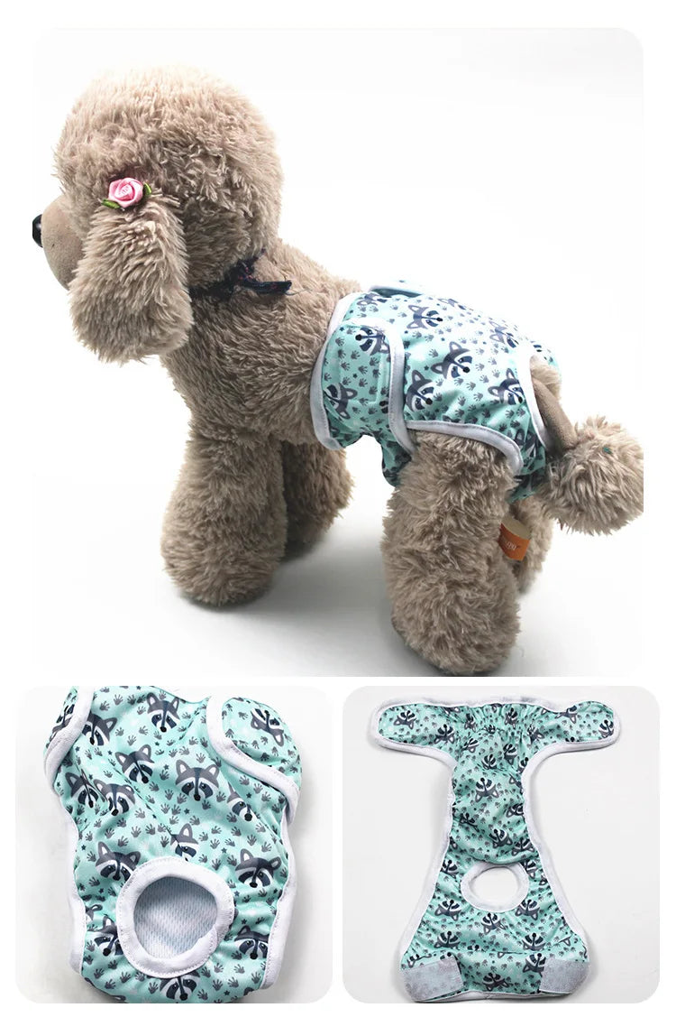 Reusable Washable Dog Diapers for Female Dogs in Heat