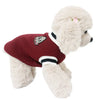 Classic V-Neck Knit Pet Sweater for Small Dogs & Cats